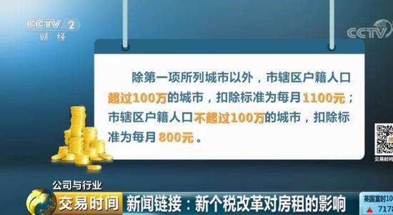 除第一(yī)項所列城市以外(wài)，市轄區戶籍人口超過100萬的城市，扣除标準爲每月1100元；市轄區戶籍人口不超過100萬的城市，扣除标準爲每月800元。